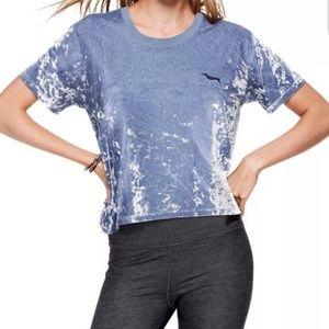 VS PINK Crushed Velvet Tee